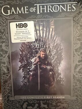 Game of Thrones The Complete First and Second Seasons DVD - Black/Grey Artwork